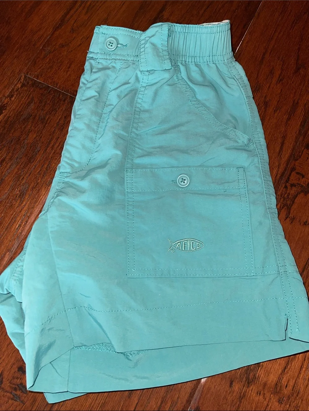 AFTCO Teal Men’s/Boys Cargo Shorts
